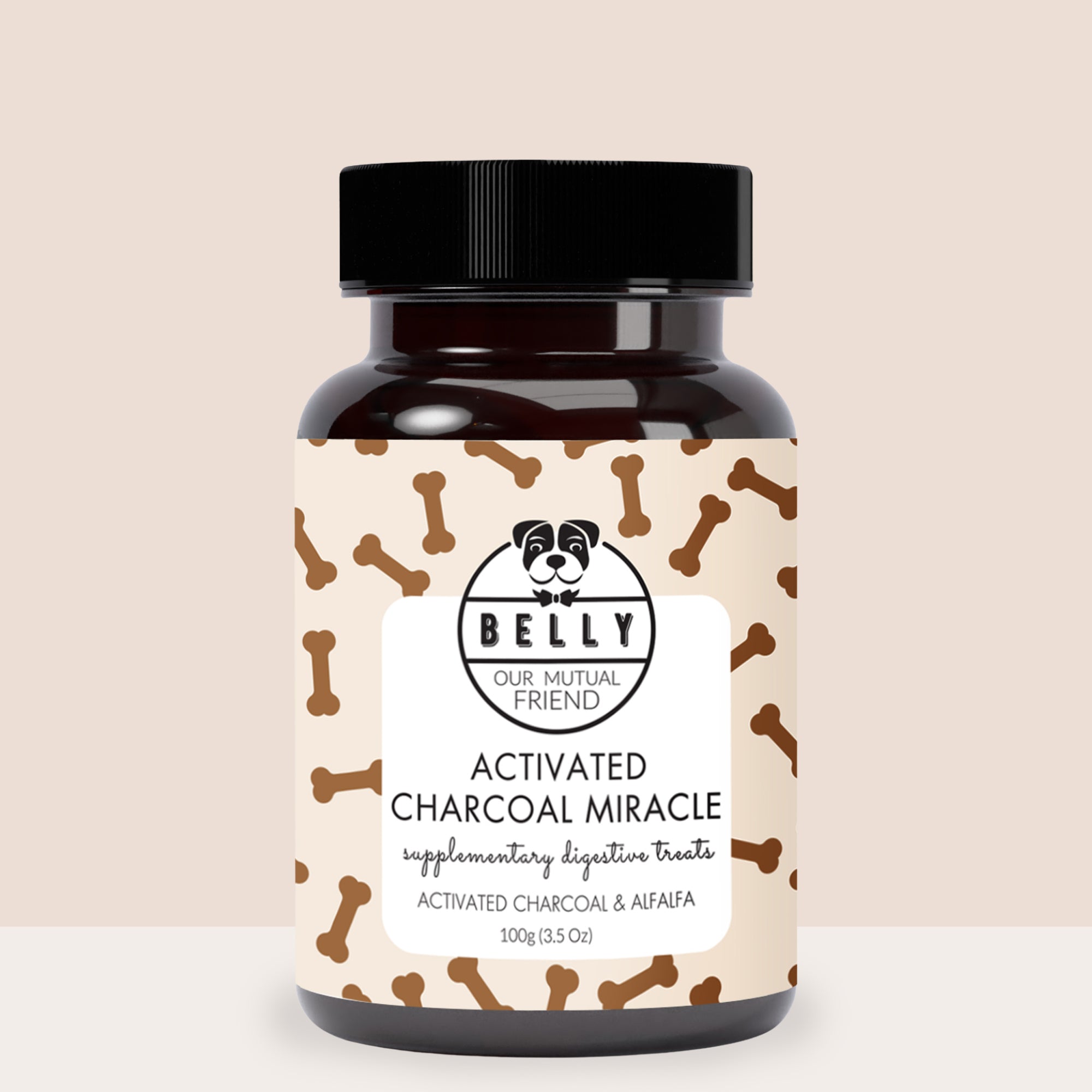 Activated Charcoal supplementary snack for dogs