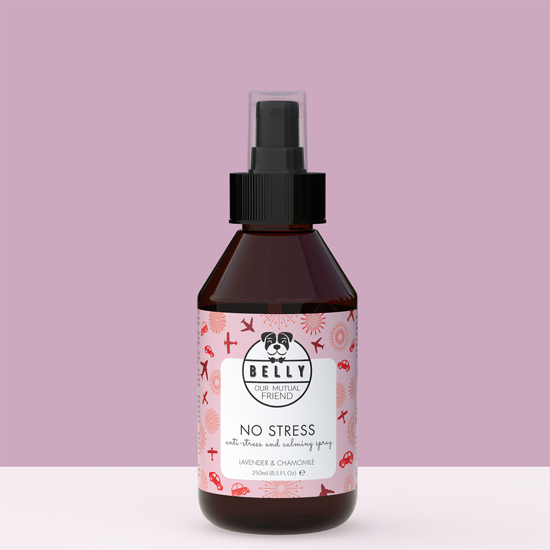 Natural No Stress Spray: Calming Spray for Anxious Pet – BellyDog Natural No Stress Spray: Calming Spray for Anxious Pet – BellyDog