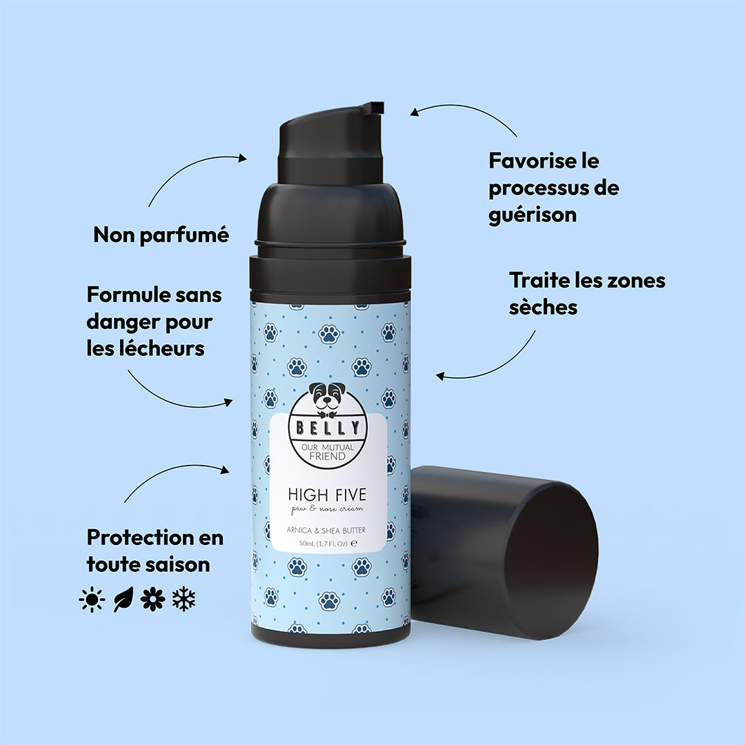 Paw et crème au nez