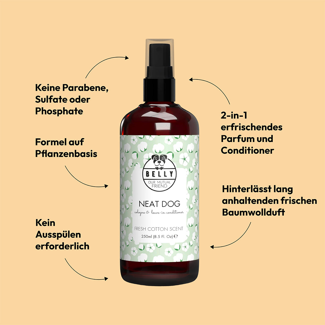 Ordentlicher Hund frische Baumwolle