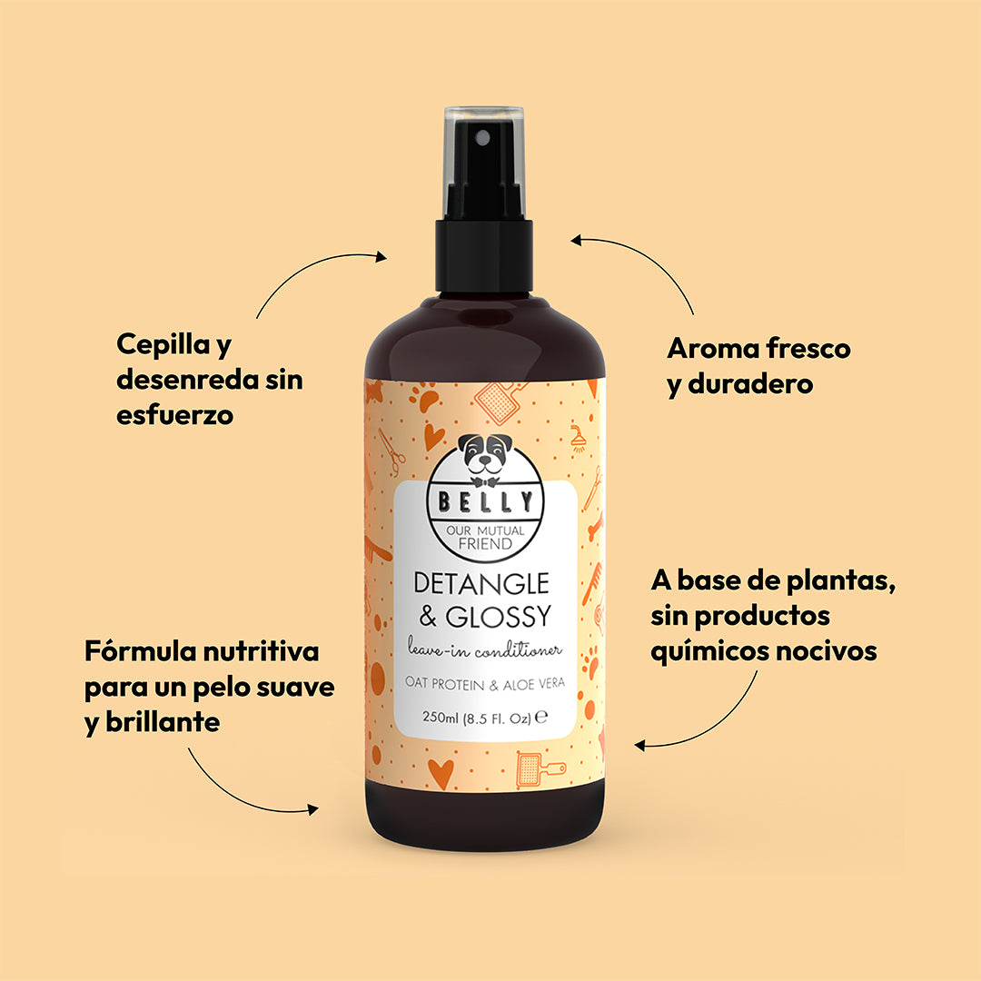 Desenredar y brillante