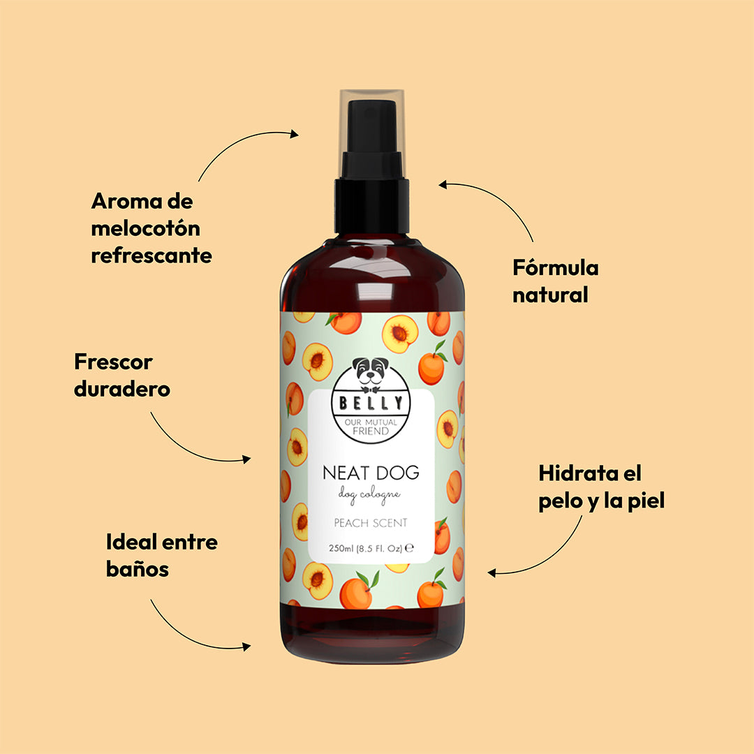 Peach de fragancia de perro ordenado