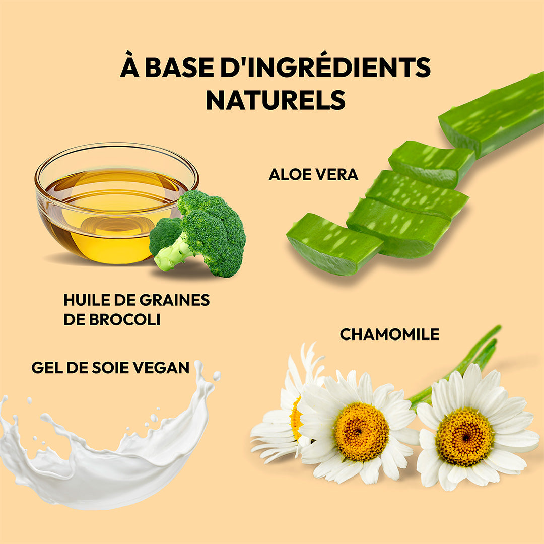 Chien soigné coton frais