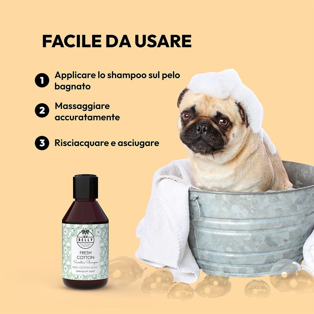 Shampoo di cotone fresco