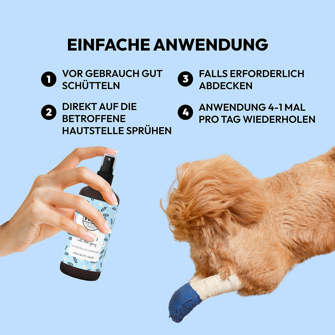 Kein Juckreizspray