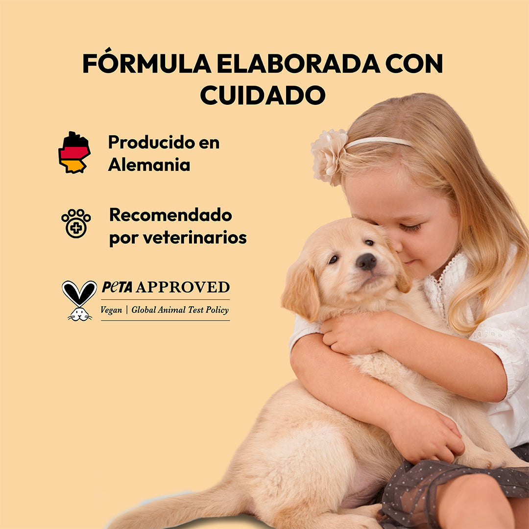 Fragancia de perro ordenado vainilla y naranja