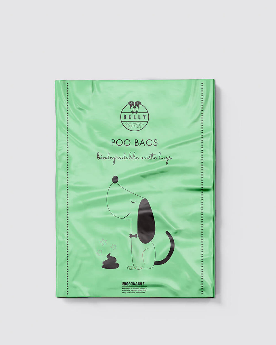 BELLY Dog 225x Biodegradable Poop Bags Belly